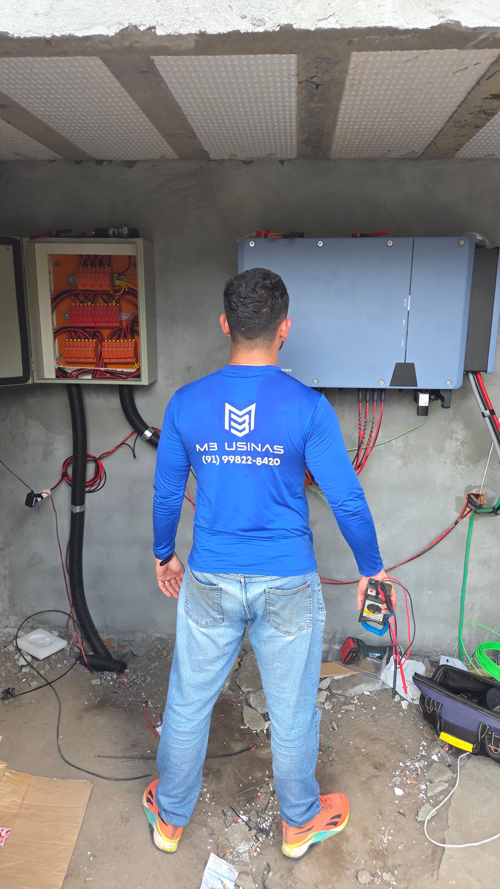 Instalação solar M3 Usinas